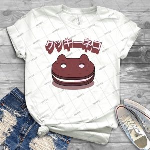 Steven Universe-Cookie Cat - Japanese - - Best Unisex Trending Handmade T-shirt Gift Idea For Men T-shirt For Woman