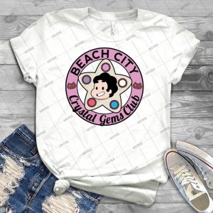 Steven Universe - Beach City Crystal Gems Club 45 - Best Unisex Trending Handmade T-shirt Gift Idea For Men T-shirt For Woman