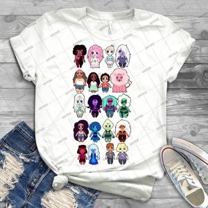 Steven Universe Cast In Chibi Style 20 - Best Unisex Trending Handmade T-shirt Gift Idea For Men T-shirt For Woman