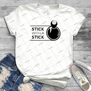Stick With A Stick - Vintage Men's Shirt Tshirt For Women Classic Handmade Shirt Retro Graphic Tee