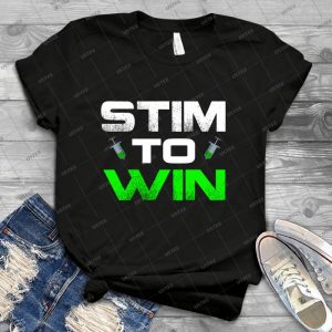 Stim To Win - Vintage Men's Shirt Tshirt For Women Classic Handmade Shirt Retro Graphic Tee