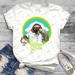Stoner Sloth - Best Unisex Trending Handmade T-shirt Gift Idea For Men T-shirt For Woman