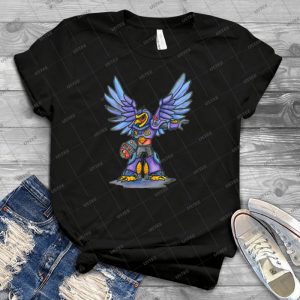 Storm Eagle 45 - Vintage Men's Shirt Tshirt For Women Classic Handmade Shirt Retro Graphic Tee