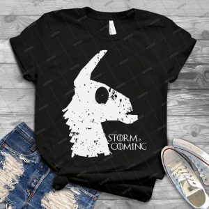 Storm Is Coming- White Lines - Gift Idea Shirt For Men Tee For Women Classic Retro Vintage Graphic T-Shirt