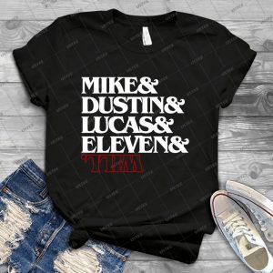 Stranger Things - Characters - - Gift Idea Shirt For Men Tee For Women Classic Retro Vintage Graphic T-Shirt
