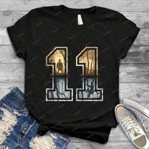 Stranger Things 11 Logo - Gift Idea Shirt For Men Tee For Women Classic Retro Vintage Graphic T-Shirt
