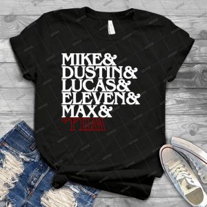Stranger Things 2 - Characters - - Gift Idea Shirt For Men Tee For Women Classic Retro Vintage Graphic T-Shirt