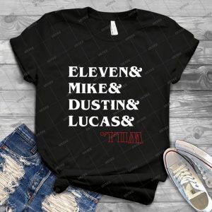 Stranger Things Characters - Gift Idea Shirt For Men Tee For Women Classic Retro Vintage Graphic T-Shirt