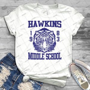 Stranger Things Hawkins Ms - Gift Idea Shirt For Men Tee For Women Classic Retro Vintage Graphic T-Shirt