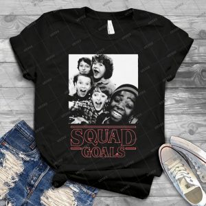 Stranger Things Squad Goals - Gift Idea Shirt For Men Tee For Women Classic Retro Vintage Graphic T-Shirt