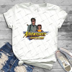 Stranger Things Steve And Dustin S Adventures In Babysitting - Gift Idea Shirt For Men Tee For Women Classic Retro Vintage Graphic T-Shirt