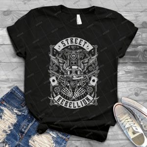 Street Rebellion - Gift Idea Shirt For Men Tee For Women Classic Retro Vintage Graphic T-Shirt
