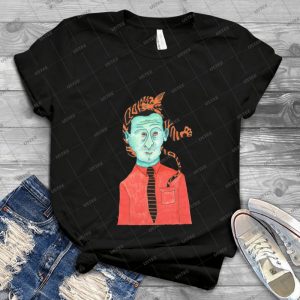 Striped Cat On Green Head 66 - Vintage Men's Shirt Tshirt For Women Classic Handmade Shirt Retro Graphic Tee