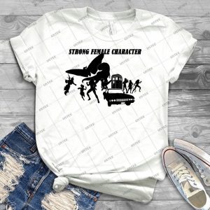 Strong Female Character 16 - Trending Shirt For Women Vintage Retro Tee For Men Kid's T-Shirt Handmade Shirt