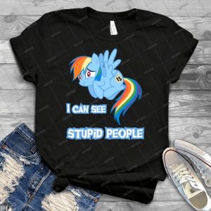 Stupid People - Gift Idea Shirt For Men Tee For Women Classic Retro Vintage Graphic T-Shirt