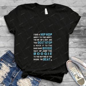 Sugar Hill Gang Rapper S Delight Hip Hop Lyrics - Gift Idea Shirt For Men Tee For Women Classic Retro Vintage Graphic T-Shirt