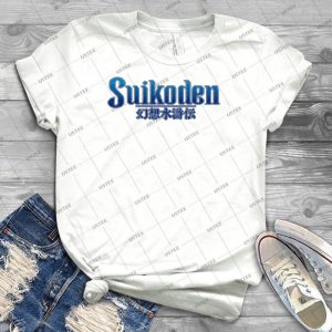 Suikoden - Ps1 - Logo 61 - Trending Shirt For Women Vintage Retro Tee For Men Kid's T-Shirt Handmade Shirt