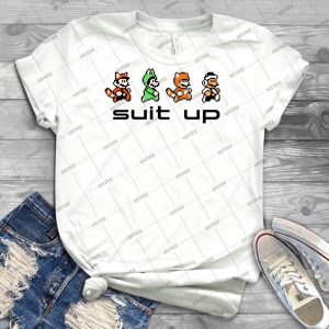 Suit Up T Shirt - Vintage Men's Shirt Tshirt For Women Classic Handmade Shirt Retro Graphic Tee