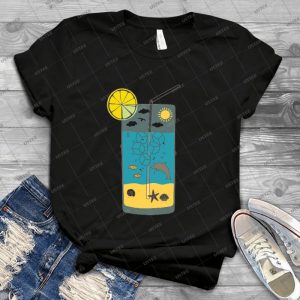 Summer Drink 63 - Vintage Men's Shirt Tshirt For Women Classic Handmade Shirt Retro Graphic Tee