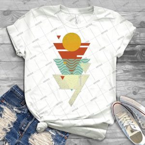 Sun- Sea- Sand- Shark- 80 - Trending Shirt For Women Vintage Retro Tee For Men Kid's T-Shirt Handmade Shirt