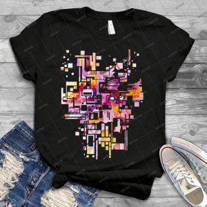 Sunberry - Abstract Watercolor Painting 38 - Vintage Men's Shirt Tshirt For Women Classic Handmade Shirt Retro Graphic Tee