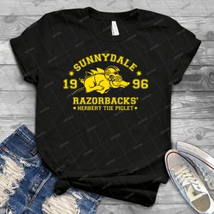 Sunnydale Herbert - Vintage Men's Shirt Tshirt For Women Classic Handmade Shirt Retro Graphic Tee