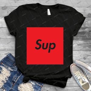 Sup Supreme - Vintage Men's Shirt Tshirt For Women Classic Handmade Shirt Retro Graphic Tee