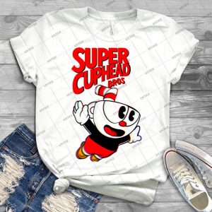 Super Cuphead Mugman Bros 92 - Gift Idea Shirt For Men Tee For Women Classic Retro Vintage Graphic T-Shirt