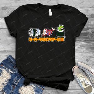 Super Mario Bros Sushi - Gift Idea Shirt For Men Tee For Women Classic Retro Vintage Graphic T-Shirt