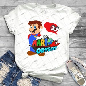 Super Mario Odyssey - Gift Idea Shirt For Men Tee For Women Classic Retro Vintage Graphic T-Shirt