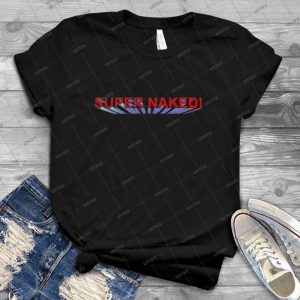 Super Naked  96 - Vintage Men's Shirt Tshirt For Women Classic Handmade Shirt Retro Graphic Tee