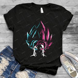 Super Saiyan Blue And Super Saiyan Rose - Gift Idea Shirt For Men Tee For Women Classic Retro Vintage Graphic T-Shirt