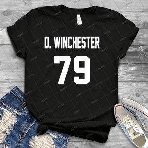 Supernatural Jersey - Dean Winchester - 67 - Vintage Men's Shirt Tshirt For Women Classic Handmade Shirt Retro Graphic Tee