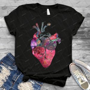 Superstar Heart - On Grey - 91 - Vintage Men's Shirt Tshirt For Women Classic Handmade Shirt Retro Graphic Tee