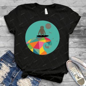 Surfs Up 73 - Vintage Men's Shirt Tshirt For Women Classic Handmade Shirt Retro Graphic Tee