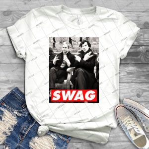 Swaglock 86 - Vintage Men's Shirt Tshirt For Women Classic Handmade Shirt Retro Graphic Tee
