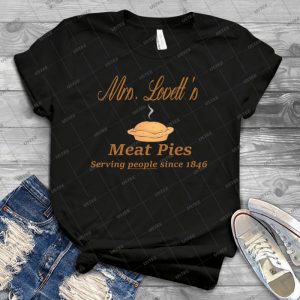 Sweeney Todd - Mrs- Lovett S Meat Pies 60 - Vintage Men's Shirt Tshirt For Women Classic Handmade Shirt Retro Graphic Tee