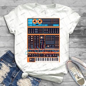 Synth T Shirt 43 - Vintage Men's Shirt Tshirt For Women Classic Handmade Shirt Retro Graphic Tee