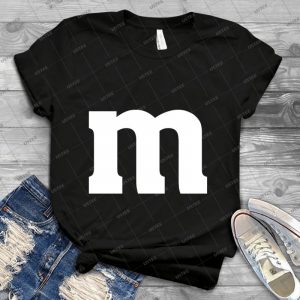 T-Shirt De Costume De Derniã¨re Minute D'Halloween Candy M &Amp; M - Vintage Men's Shirt Tshirt For Women Classic Handmade Shirt Retro Graphic Tee