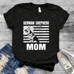 T-Shirt De Drapeau Amricain De Maman De Berger Allemand 4 - Trending Shirt For Women Vintage Retro Tee For Men Kid's T-Shirt Handmade Shirt