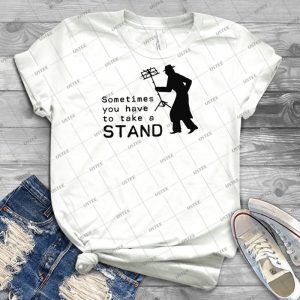 Take A Stand 82 - Vintage Men's Shirt Tshirt For Women Classic Handmade Shirt Retro Graphic Tee