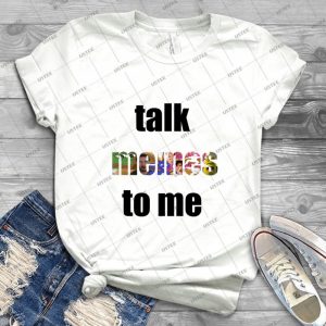 Talk Memes To Me - Gift Idea Shirt For Men Tee For Women Classic Retro Vintage Graphic T-Shirt
