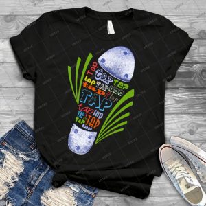 Tap Shoe Color-Dark - Best Unisex Trending Handmade T-shirt Gift Idea For Men T-shirt For Woman