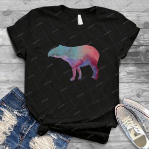 Tapir T Shirt - Vintage Men's Shirt Tshirt For Women Classic Handmade Shirt Retro Graphic Tee