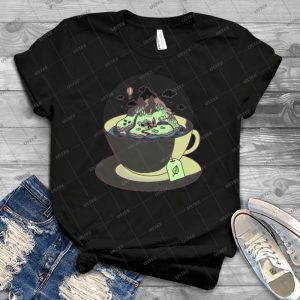 Tea Island 6 - Vintage Men's Shirt Tshirt For Women Classic Handmade Shirt Retro Graphic Tee