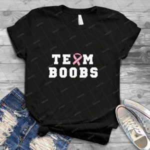 Team Boobs - Vintage Men's Shirt Tshirt For Women Classic Handmade Shirt Retro Graphic Tee