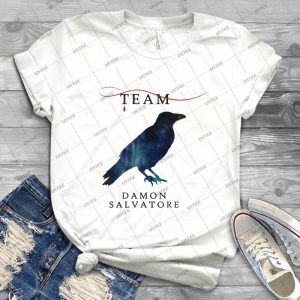 Team Damon Salvatore - Best Unisex Trending Handmade T-shirt Gift Idea For Men T-shirt For Woman
