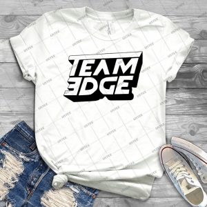 Team Edge Logo - Vintage Men's Shirt Tshirt For Women Classic Handmade Shirt Retro Graphic Tee