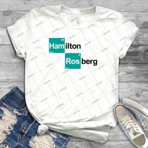 Team Hamilton Rosberg - White T S - 61 - Trending Shirt For Women Vintage Retro Tee For Men Kid's T-Shirt Handmade Shirt