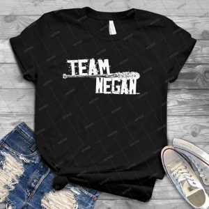 Team Negan - The Spike Bat Walking Zombie Dead 93 - Trending Shirt For Women Vintage Retro Tee For Men Kid's T-Shirt Handmade Shirt